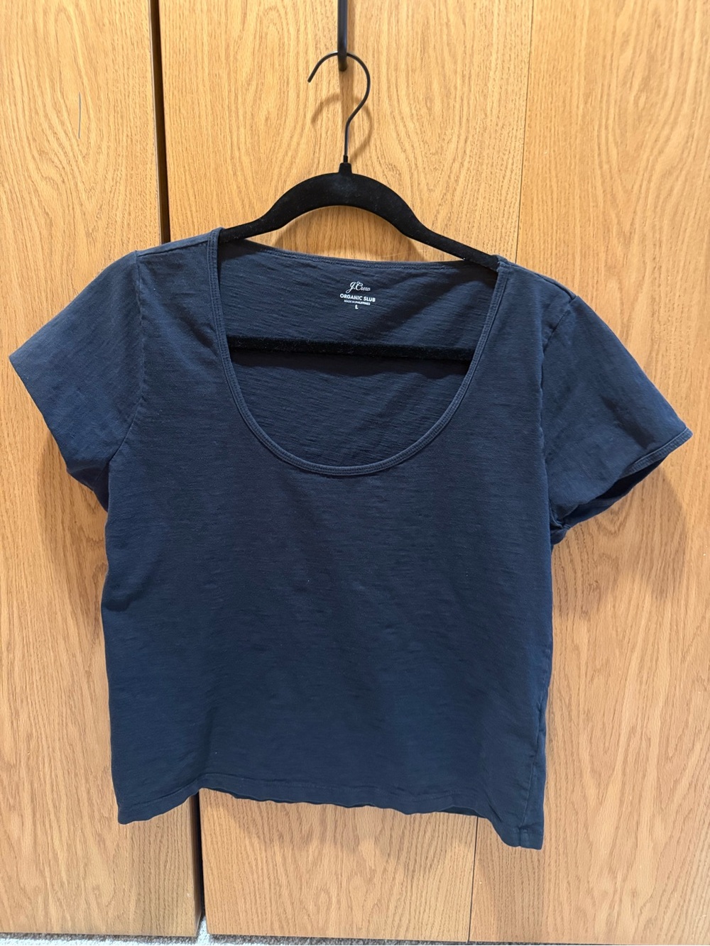 J. Crew 90s cropped organic slub cotton scoop t-shirts - Set of 3 - Picture 2 of 10